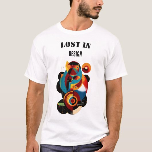Geometric Modern Art – Abstract for Creative Minds T-Shirt (Vorderseite)