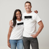 Geometric Modern Minimalistisch Elegant Beruflich T-Shirt (Unisex)