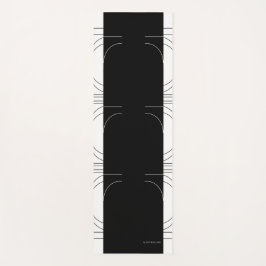 Geometric Modern Minimalistisch Elegant Personalis Yogamatte