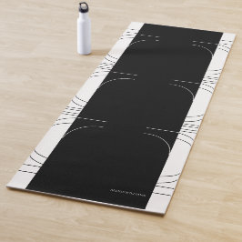 Geometric Modern Minimalistisch Elegant Personalis Yogamatte