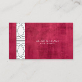 Geometric Modern Minimalistisch Elegante Beruflich Visitenkarte