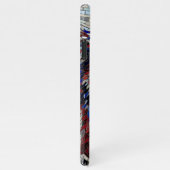 Geometric Mosaic Alpha Wolf Phone Case iPhone Hülle (Rechte Seite)