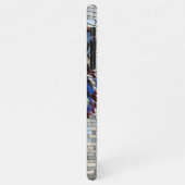 Geometric Mosaic Alpha Wolf Phone Case iPhone Hülle (Linke Seite)