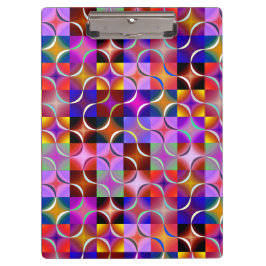 Geometric Multicolored Squares Klemmbrett