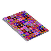 Geometric Multicolored Squares Notizblock (Rechte Seite)