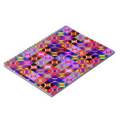 Geometric Multicolored Squares Notizblock (Linke Seite)