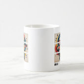 Geometric Muse – Abstract Face Mug Kaffeetasse (Mittel)