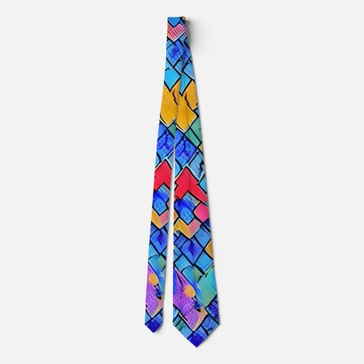 Geometric Necktie Krawatte (Rückseite)