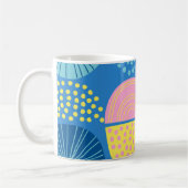 Geometric Nordic: Moderner Abstrakter Hintergrund. Kaffeetasse (Links)
