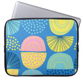 Geometric Nordic: Moderner Abstrakter Hintergrund. Laptopschutzhülle (Vorderseite)