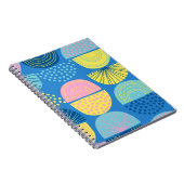 Geometric Nordic: Moderner Abstrakter Hintergrund. Notizblock (Rechte Seite)