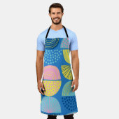 Geometric Nordic: Moderner Abstrakter Hintergrund. Schürze (Getragen)