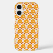 Geometric Orange Slices Warm Retro Case-Mate iPhone Hülle (Rückseite)