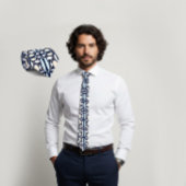 Geometric Oval Pattern Tie Krawatte