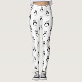 Geometric Panda Leggings (Vorderseite)