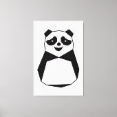 Geometric Panda Leinwanddruck (Vorderseite)