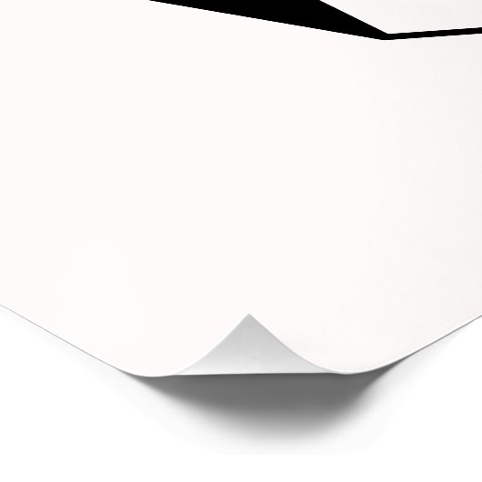 Geometric Panda Poster (Ecke)