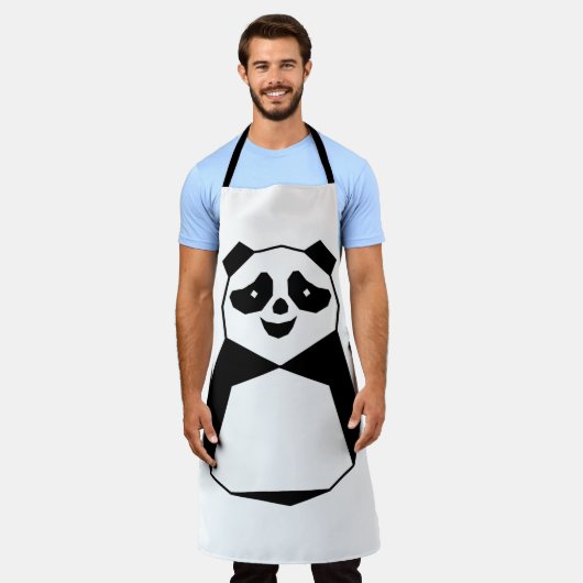 Geometric Panda Schürze (Getragen)