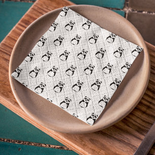 Geometric Panda Seidenpapier