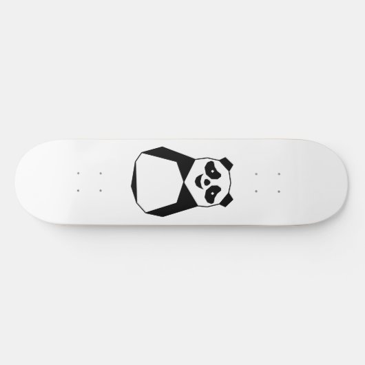Geometric Panda Skateboard (Horizontal)