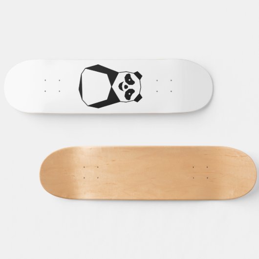 Geometric Panda Skateboard (Horizontal)
