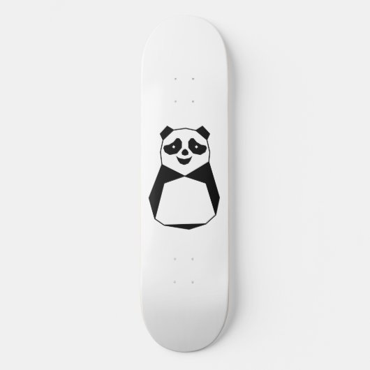 Geometric Panda Skateboard (Vorderseite)