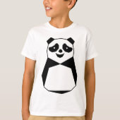 Geometric Panda T-Shirt (Vorderseite)