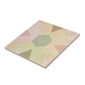 Geometric Pastel Marble Beige Fliese (Seite)
