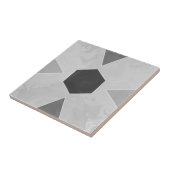 Geometric Pastel Marble Gray Fliese (Seite)
