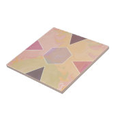 Geometric Pastel Marble Peach Fliese (Seite)