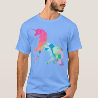 Geometric Pastel Unicorn T-Shirt