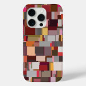 Geometric Patchwork Abstract Mosaic Pattern Case-Mate iPhone Hülle (Rückseite)