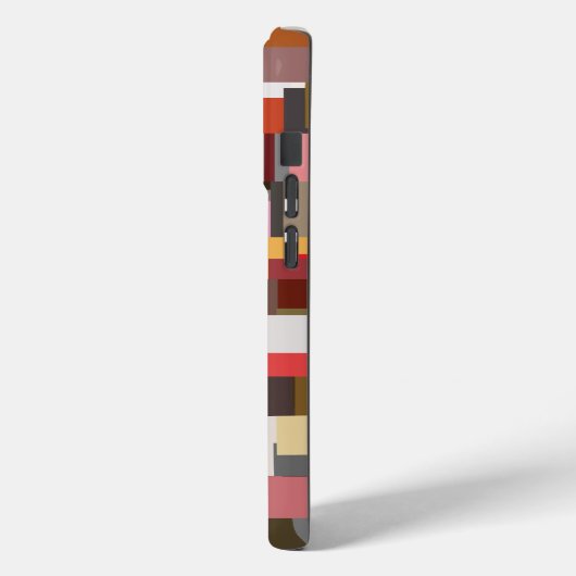 Geometric Patchwork Abstract Mosaic Pattern Case-Mate iPhone Hülle (Rückseite / Links)
