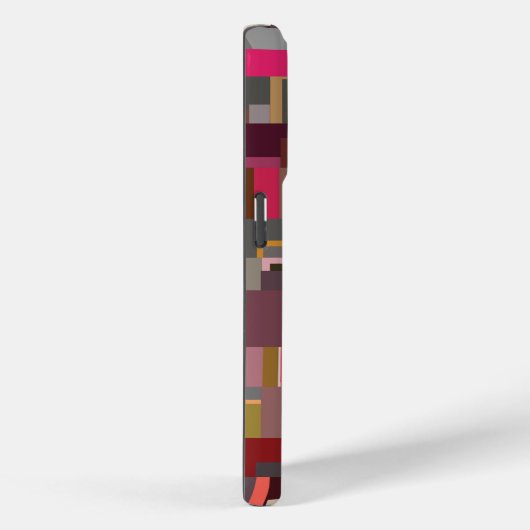 Geometric Patchwork Abstract Mosaic Pattern Case-Mate iPhone Hülle (Rückseite / Rechts)