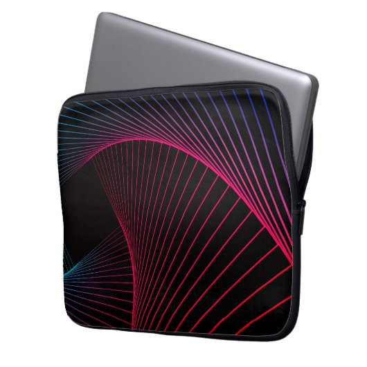 Geometric Pattern Art Electronics Bag Laptopschutzhülle (Vorderseite Links)