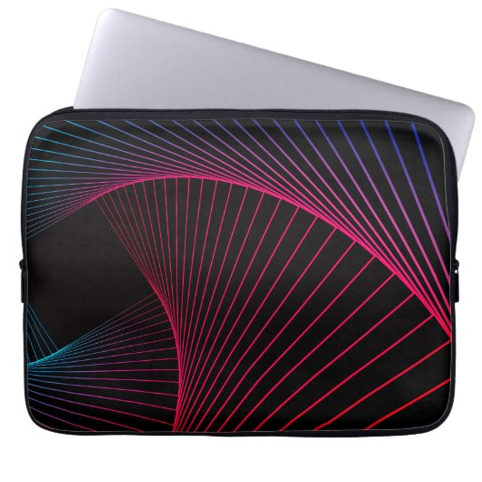 Geometric Pattern Art Electronics Bag Laptopschutzhülle (Vorderseite)