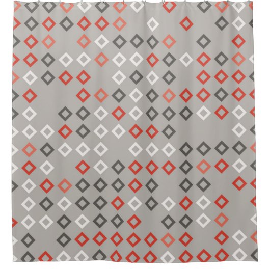 Geometric pattern design abstract, art, background duschvorhang (Vorderseite)