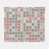 Geometric pattern design abstract, art, background fleecedecke (Vorderseite (Horizontal))