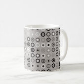 Geometric pattern design abstract, art, graphic de kaffeetasse (VorderseiteRechts)