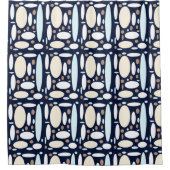 Geometric pattern duschvorhang (Vorderseite)