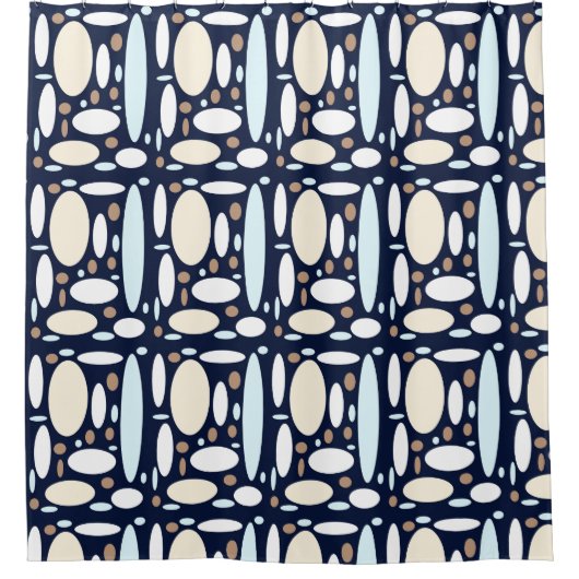 Geometric pattern duschvorhang (Vorderseite)