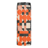 Geometric pattern in bright color blocks. thermosbecher (Rückseite)