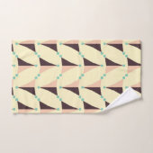 Geometric pattern in retro vibe badhandtuch set (Handtuch)