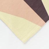 Geometric pattern in retro vibe fleecedecke (Ecke)