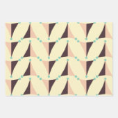 Geometric pattern in retro vibe geschenkpapier set (Vorderseite)