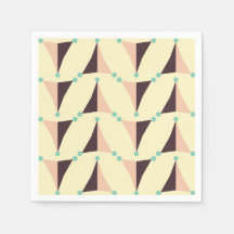 Geometric pattern in retro vibe