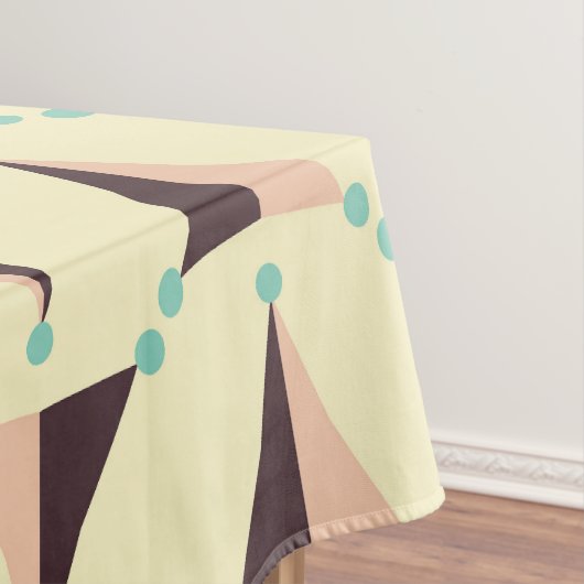 Geometric pattern in retro vibe tischdecke (Beispiel)