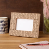 Geometric Pattern Laser Etched Picture Frame Geätzte Rahmen (Links)