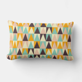 Geometric pattern of multi-colored triangles  lendenkissen