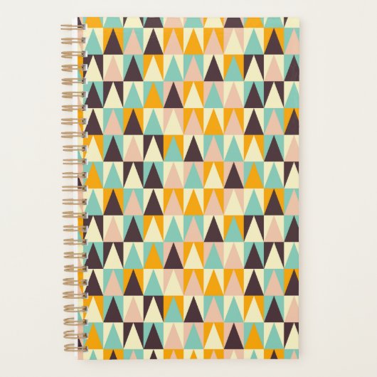 Geometric pattern of multi-colored triangles  planer (Vorderseite)